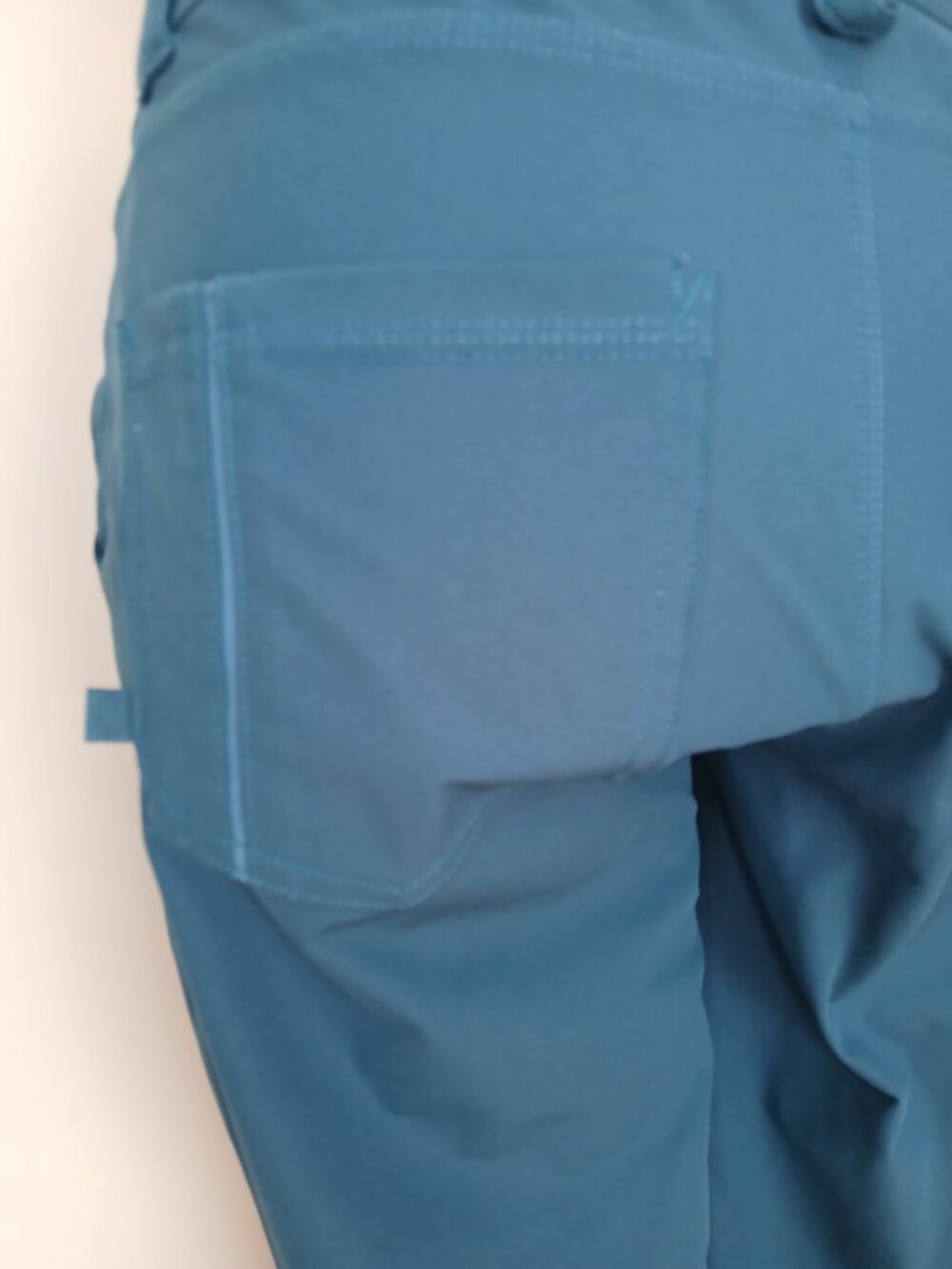 Lululemon Zip Up Pant Teal Size 8 - Picture 2 of 7